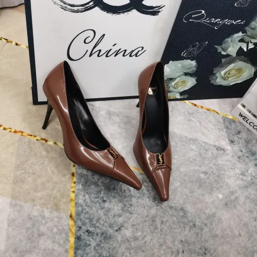 Wholesale Yves Saint Laurent YSL High-Heeled Shoes For Women #1409761 $118.00 USD, Wholesale Quality Replica Yves Saint Laurent YSL High-Heeled Shoes