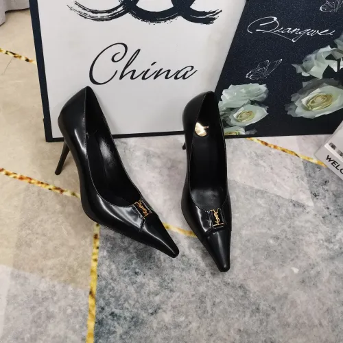 Wholesale Yves Saint Laurent YSL High-Heeled Shoes For Women #1409763 $118.00 USD, Wholesale Quality Replica Yves Saint Laurent YSL High-Heeled Shoes