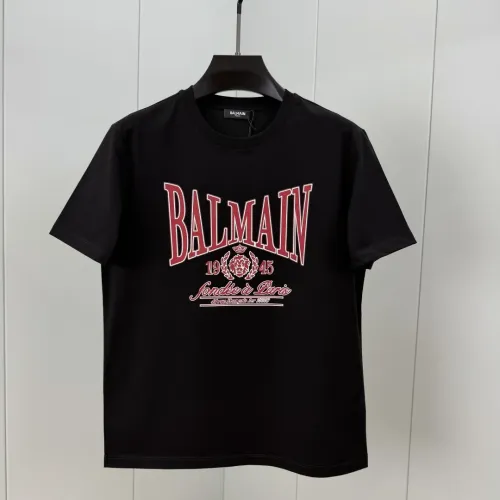 Wholesale Balmain T-Shirts Short Sleeved For Unisex #1409768 $72.00 USD, Wholesale Quality Replica Balmain T-Shirts