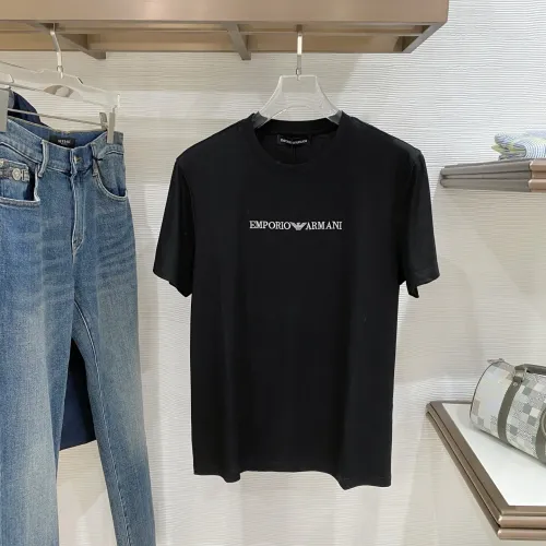 Wholesale Armani T-Shirts Short Sleeved For Men #1409781 $92.00 USD, Wholesale Quality Replica Armani T-Shirts