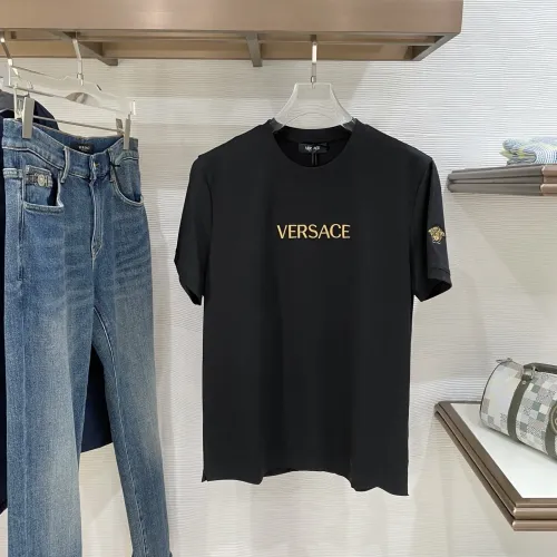 Wholesale Versace T-Shirts Short Sleeved For Men #1409783 $92.00 USD, Wholesale Quality Replica Versace T-Shirts