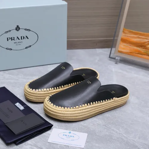 Wholesale Prada Slippers For Women #1409786 $132.00 USD, Wholesale Quality Replica Prada Slippers