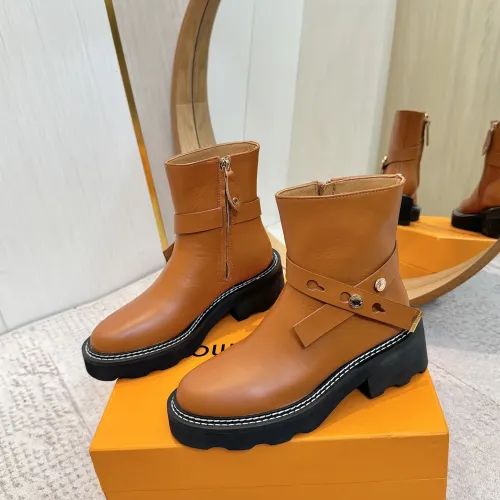 Wholesale Louis Vuitton Boots For Women #1409916 $125.00 USD, Wholesale Quality Replica Louis Vuitton Boots