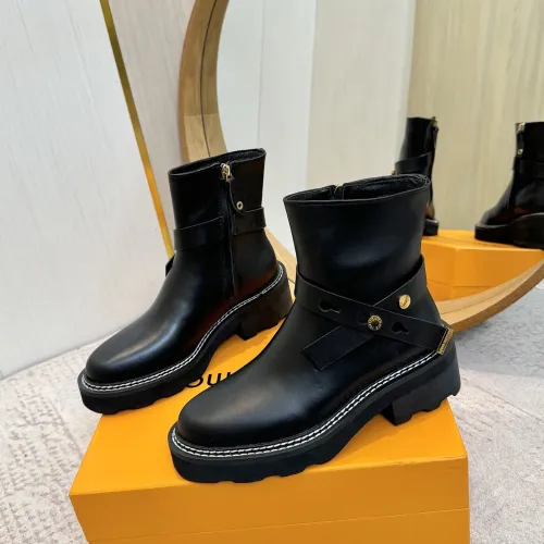 Wholesale Louis Vuitton Boots For Women #1409917 $125.00 USD, Wholesale Quality Replica Louis Vuitton Boots