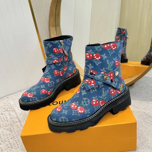 Wholesale Louis Vuitton Boots For Women #1409918 $125.00 USD, Wholesale Quality Replica Louis Vuitton Boots