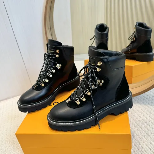Wholesale Louis Vuitton Boots For Women #1409922 $130.00 USD, Wholesale Quality Replica Louis Vuitton Boots
