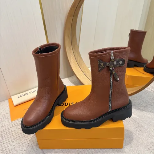 Wholesale Louis Vuitton Boots For Women #1409923 $130.00 USD, Wholesale Quality Replica Louis Vuitton Boots