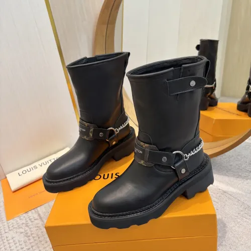 Wholesale Louis Vuitton Boots For Women #1409925 $130.00 USD, Wholesale Quality Replica Louis Vuitton Boots