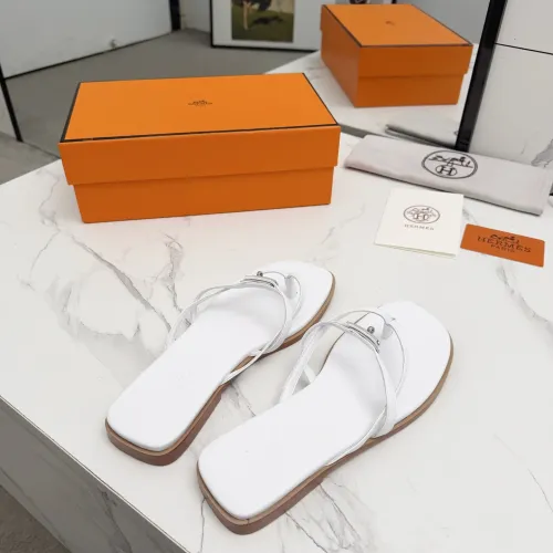 Replica Hermes Slippers For Women #1409938 $82.00 USD for Wholesale