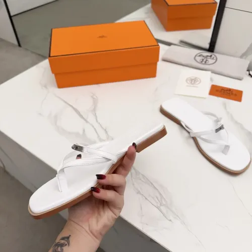 Replica Hermes Slippers For Women #1409938 $82.00 USD for Wholesale