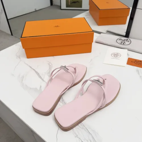 Replica Hermes Slippers For Women #1409939 $82.00 USD for Wholesale