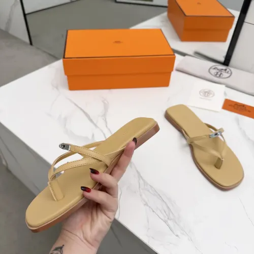 Replica Hermes Slippers For Women #1409940 $82.00 USD for Wholesale