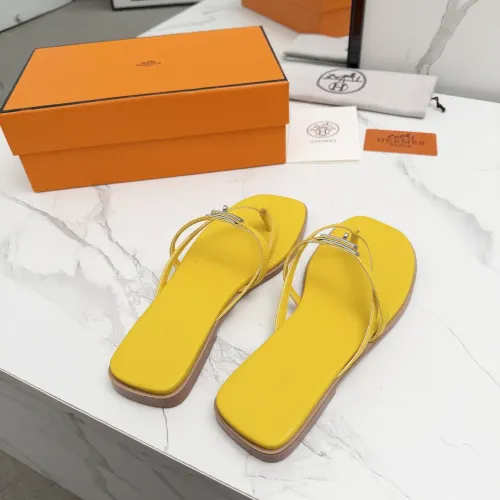 Replica Hermes Slippers For Women #1409941 $82.00 USD for Wholesale