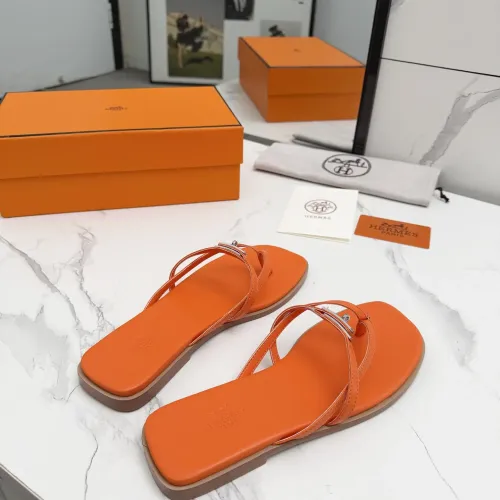 Replica Hermes Slippers For Women #1409942 $82.00 USD for Wholesale