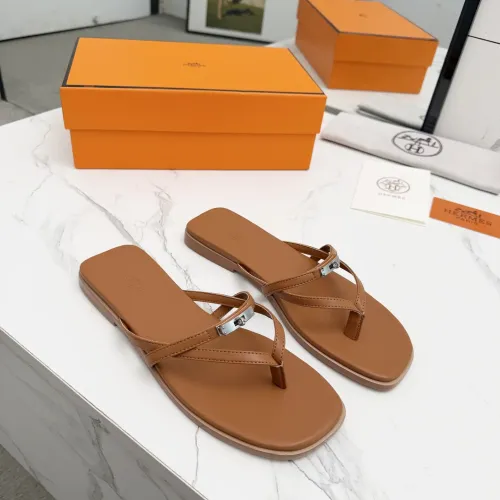 Replica Hermes Slippers For Women #1409943 $82.00 USD for Wholesale