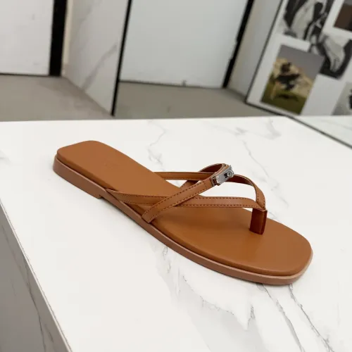 Replica Hermes Slippers For Women #1409943 $82.00 USD for Wholesale