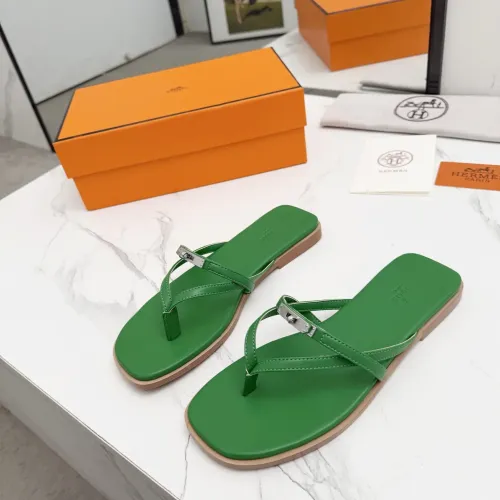 Wholesale Hermes Slippers For Women #1409946 $82.00 USD, Wholesale Quality Replica Hermes Slippers