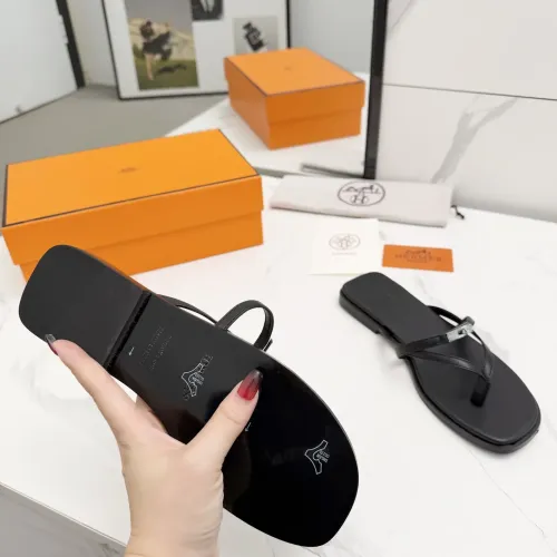 Replica Hermes Slippers For Women #1409947 $82.00 USD for Wholesale