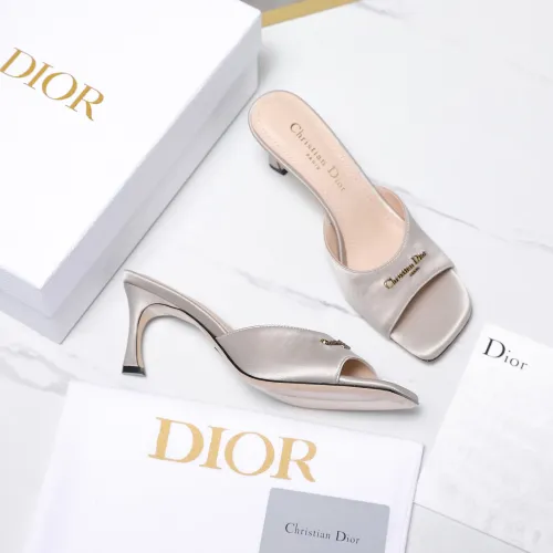 Replica Christian Dior Slippers For Women #1409949 $98.00 USD for Wholesale