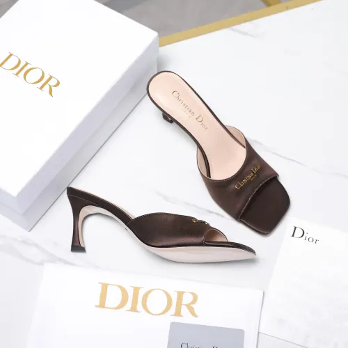 Replica Christian Dior Slippers For Women #1409951 $98.00 USD for Wholesale