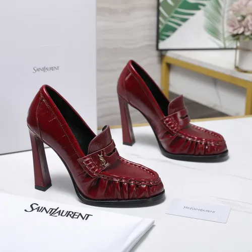 Wholesale Yves Saint Laurent YSL High-Heeled Shoes For Women #1410055 $128.00 USD, Wholesale Quality Replica Yves Saint Laurent YSL High-Heeled Shoes