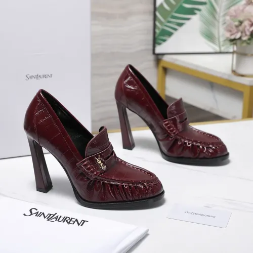 Wholesale Yves Saint Laurent YSL High-Heeled Shoes For Women #1410056 $128.00 USD, Wholesale Quality Replica Yves Saint Laurent YSL High-Heeled Shoes