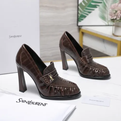 Wholesale Yves Saint Laurent YSL High-Heeled Shoes For Women #1410057 $128.00 USD, Wholesale Quality Replica Yves Saint Laurent YSL High-Heeled Shoes