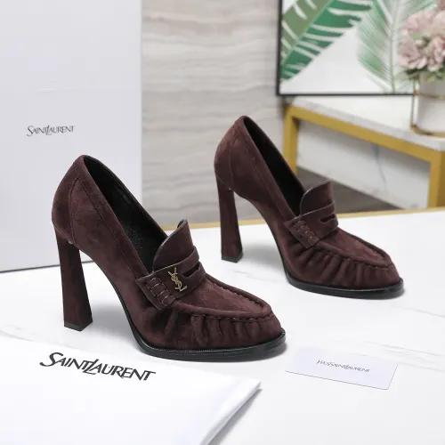 Wholesale Yves Saint Laurent YSL High-Heeled Shoes For Women #1410064 $128.00 USD, Wholesale Quality Replica Yves Saint Laurent YSL High-Heeled Shoes