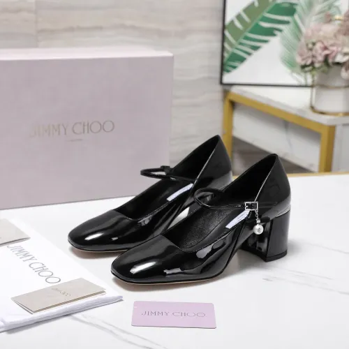 Wholesale Jimmy Choo High-Heeled Shoes For Women #1410077 $115.00 USD, Wholesale Quality Replica Jimmy Choo High-Heeled Shoes