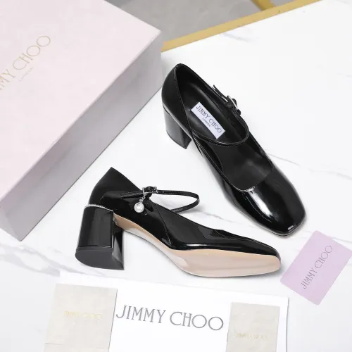 Replica Jimmy Choo High-Heeled Shoes For Women #1410077 $115.00 USD for Wholesale