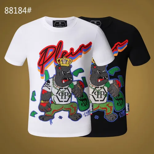 Replica Philipp Plein PP T-Shirts Short Sleeved For Men #1410145 $27.00 USD for Wholesale