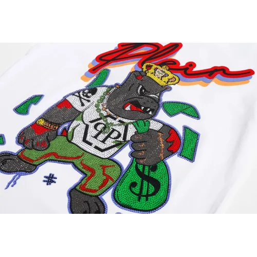 Replica Philipp Plein PP T-Shirts Short Sleeved For Men #1410145 $27.00 USD for Wholesale