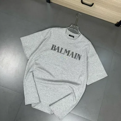 Wholesale Balmain T-Shirts Short Sleeved For Unisex #1410220 $32.00 USD, Wholesale Quality Replica Balmain T-Shirts