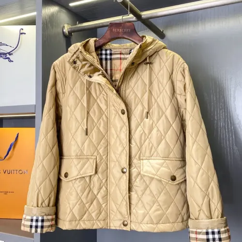 Wholesale Burberry Down Feather Coat Long Sleeved For Women #1410238 $145.00 USD, Wholesale Quality Replica Burberry Down Feather Coat