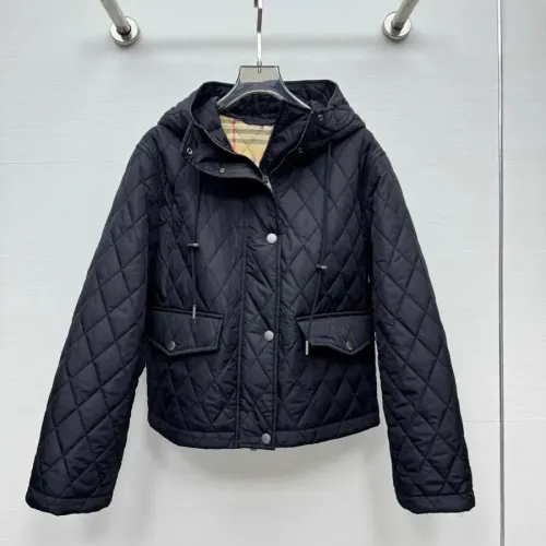 Wholesale Burberry Down Feather Coat Long Sleeved For Women #1410239 $145.00 USD, Wholesale Quality Replica Burberry Down Feather Coat