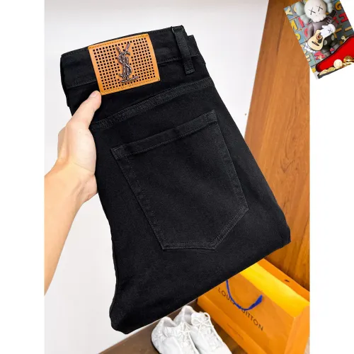 Wholesale Yves Saint Laurent YSL Jeans For Men #1410321 $48.00 USD, Wholesale Quality Replica Yves Saint Laurent YSL Jeans