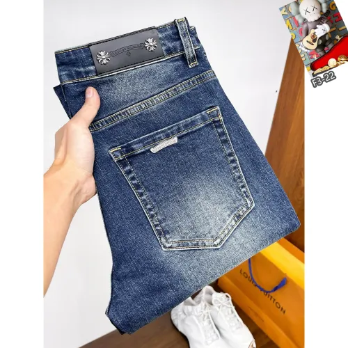 Wholesale Chrome Hearts Jeans For Men #1410326 $48.00 USD, Wholesale Quality Replica Chrome Hearts Jeans