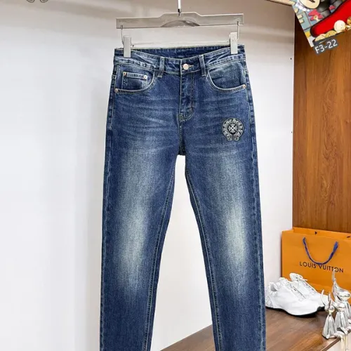 Replica Chrome Hearts Jeans For Men #1410326 $48.00 USD for Wholesale
