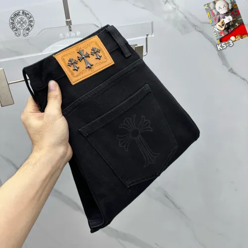 Wholesale Chrome Hearts Jeans For Men #1410339 $48.00 USD, Wholesale Quality Replica Chrome Hearts Jeans