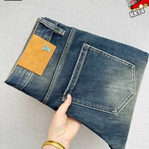 Wholesale Louis Vuitton LV Jeans For Men #1410341 $48.00 USD, Wholesale Quality Replica Louis Vuitton LV Jeans