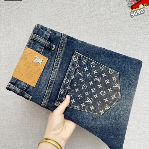 Wholesale Louis Vuitton LV Jeans For Men #1410370 $48.00 USD, Wholesale Quality Replica Louis Vuitton LV Jeans