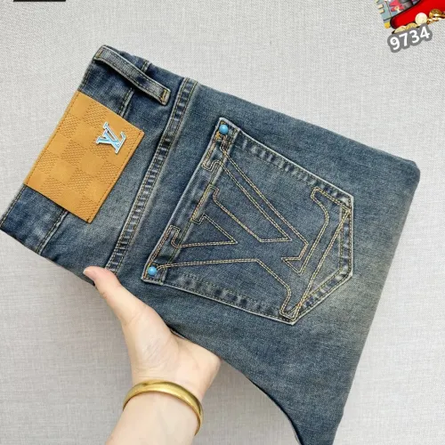 Wholesale Louis Vuitton LV Jeans For Men #1410377 $48.00 USD, Wholesale Quality Replica Louis Vuitton LV Jeans