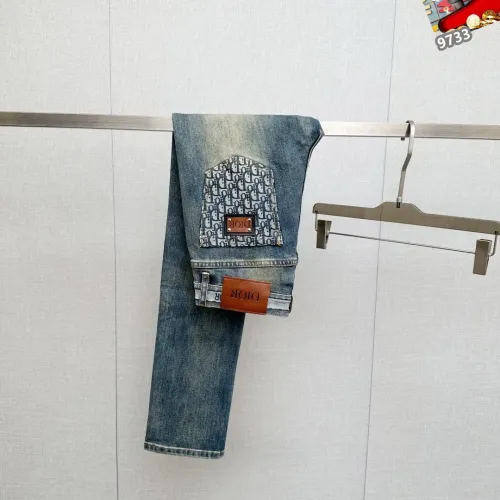 Replica Christian Dior Jeans For Men #1410379 $48.00 USD for Wholesale
