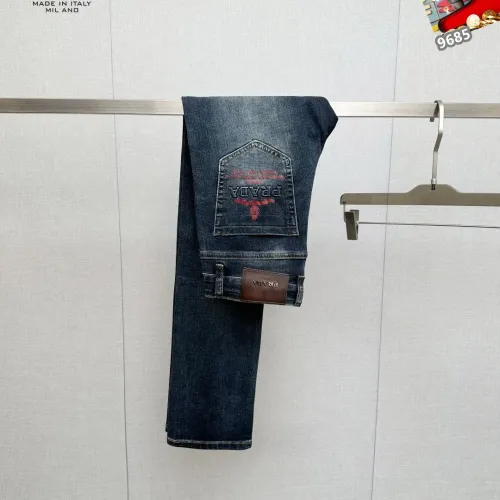 Replica Prada Jeans For Men #1410383 $48.00 USD for Wholesale