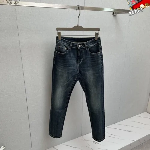 Replica Chrome Hearts Jeans For Men #1410386 $48.00 USD for Wholesale