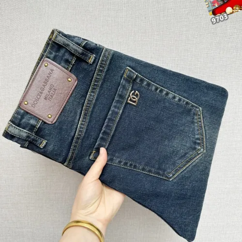 Wholesale Dolce &amp; Gabbana D&amp;G Jeans For Men #1410387 $48.00 USD, Wholesale Quality Replica Dolce &amp; Gabbana D&amp;G Jeans