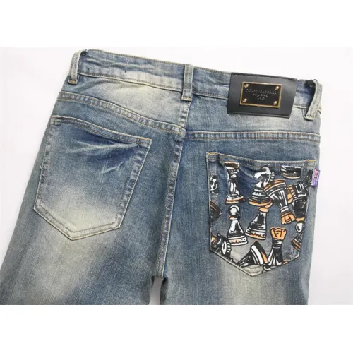 Replica Dolce & Gabbana D&G Jeans For Men #1410409 $48.00 USD for Wholesale