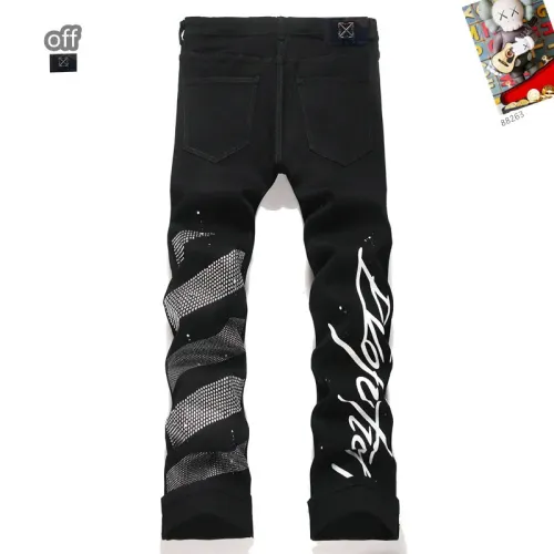 Wholesale Off-White Jeans For Men #1410410 $48.00 USD, Wholesale Quality Replica Off-White Jeans