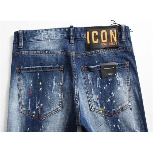 Replica Dsquared Jeans For Men #1410411 $48.00 USD for Wholesale