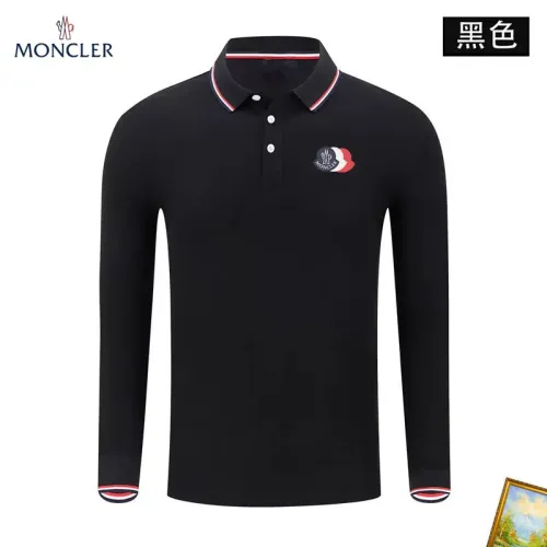 Wholesale Moncler T-Shirts Long Sleeved For Men #1410431 $40.00 USD, Wholesale Quality Replica Moncler T-Shirts